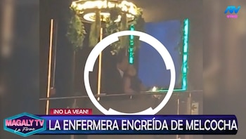 Magaly Medina revela imágenes de Melcochita de fiesta con joven que cuidaba de él. Captura: Magaly TV La Firme.