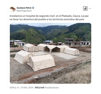 En una publicación en redes