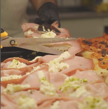 La masa de las pizzas