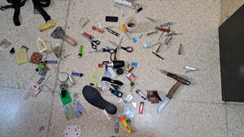 Entre los objetos incautados se