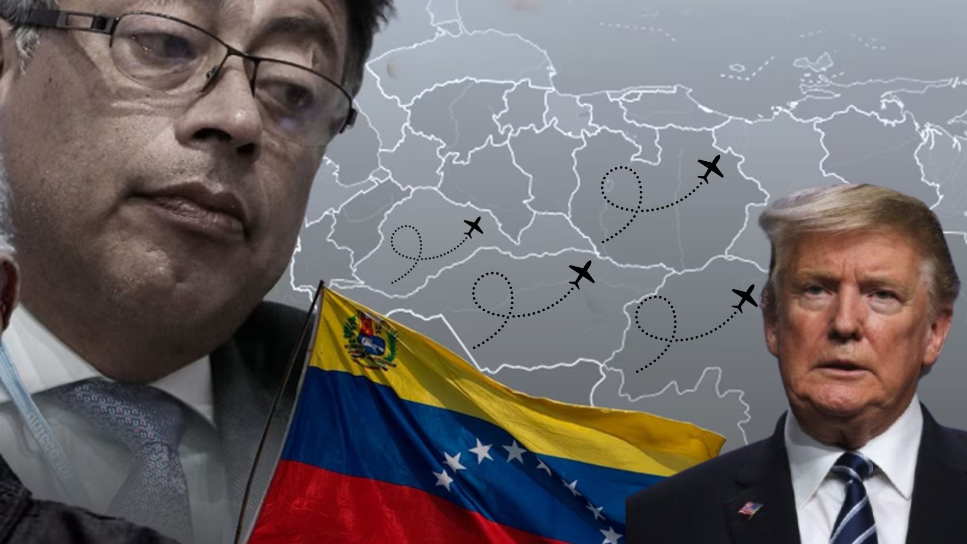 Petro cuestiona decisión de Trump sobre Venezuela: “Un espacio aéreo nacional no lo puede cerrar un presidente extranjero”