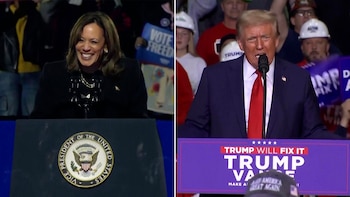 Kamala Harris y Donald Trump
