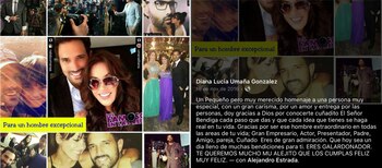 Diana Umaña le dedicó mensaje