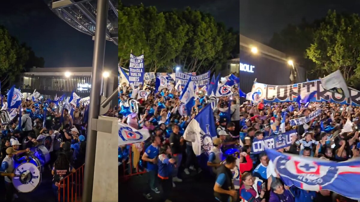 Afición de Cruz Azul lanza recadito para América con emotiva serenata previo al partido de vuelta de la Liguilla