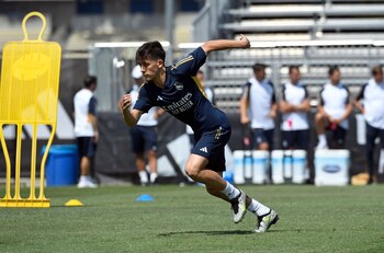 Arda Güler durante un entrenamiento