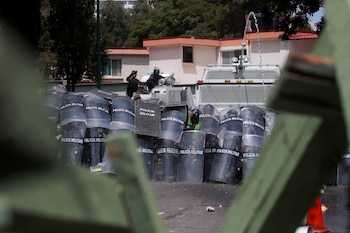 Protestantes cometieron actos violentos en