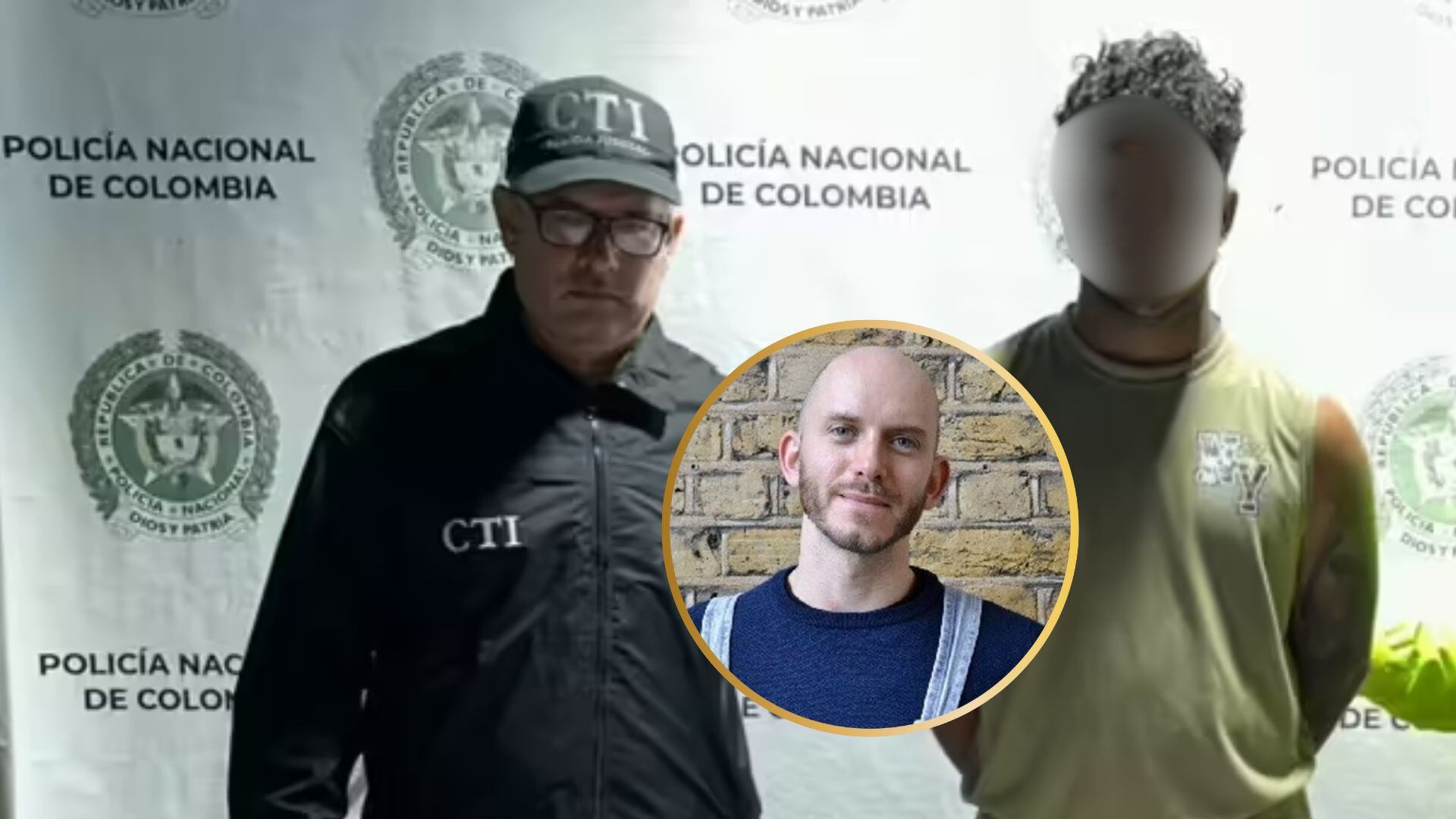 Funcionarios del Cuerpo Técnico de Investigación de la Fiscalía General de la Nación lograron la captura de Uber Etilvio Torres García, conocido como alias Uber - crédito @TrueCrimeUpdat/X y Policía Nacional