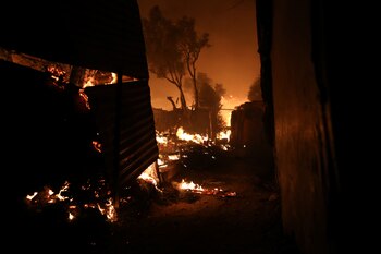 Lesbos, Grecia. REUTERS/Elias Marcou