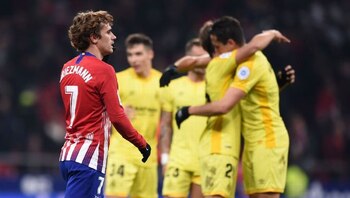 Griezmann se lamenta tras la