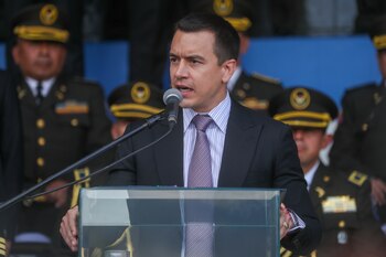 El presidente de Ecuador, Daniel