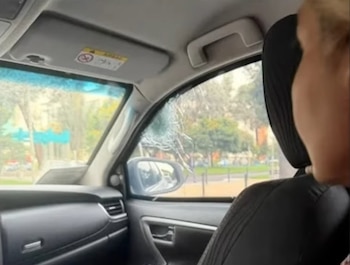 Atentado sicarial contra Elvia Isabel Otero en el occidente de Bogotá - crédito captura de video CityTv