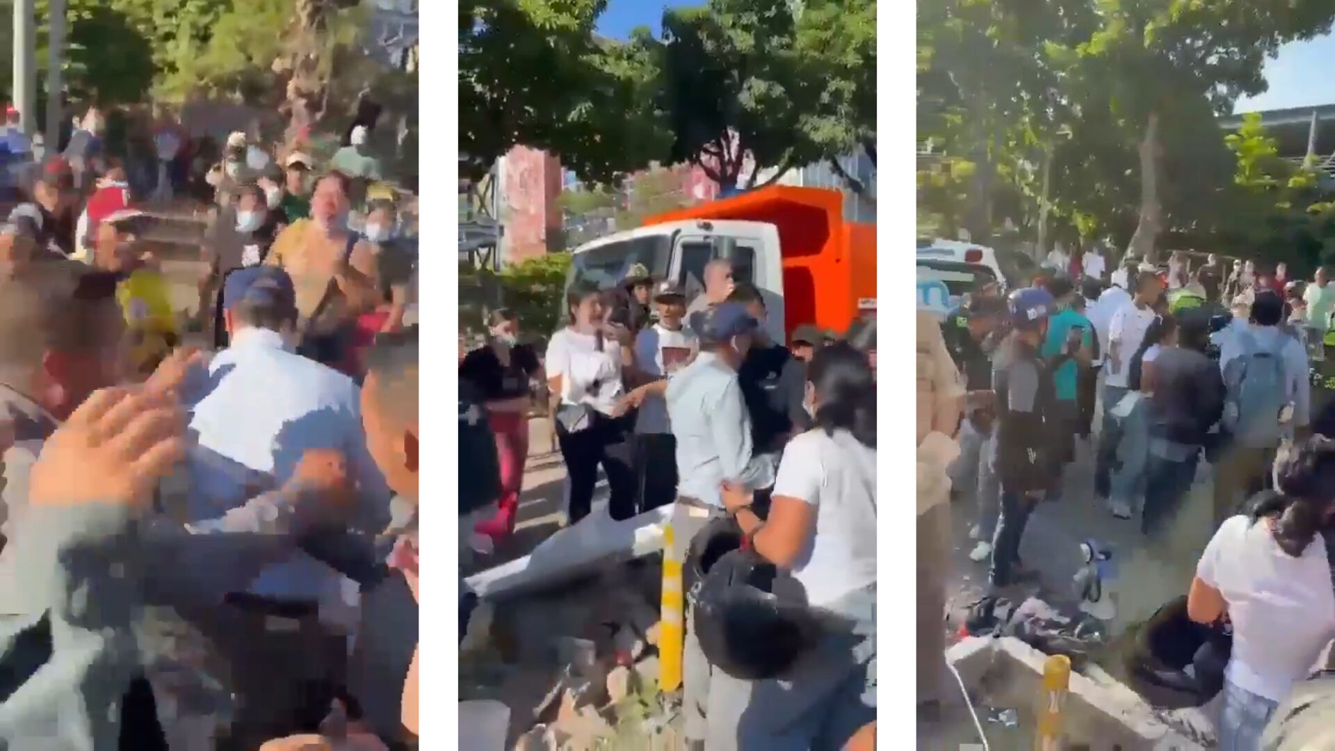 Alcalde de Cali Alejandro Eder fue agredido durante un recorrido por zonas afectadas por el terremoto: “No te queremos” - Infobae