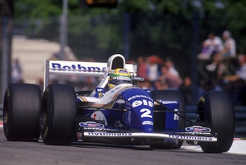 Senna momentos antes de su