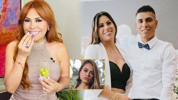 Magaly Medina lanza entrevista con Paolo Hurtado. (Composición: Infobae)