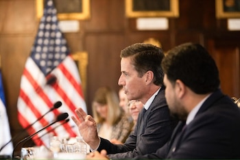 El senador Bernie Moreno representa al estado de Ohio en el Senado de Estados Unidos. (Foto: Casa Presidencial)