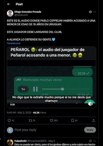 Así fue el momento cuando