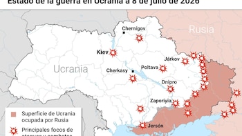 (MAPA) Estado de la guerra en Ucrania