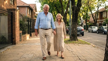 Susana se sorprendió viéndose caminar