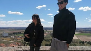 Aitana y Plex, este domingo en Toro con la vega del Duero al fondo (@Demista11 / X)