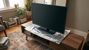 televisor - Smart TV - papel aluminio - tecnología - 25 de mayo