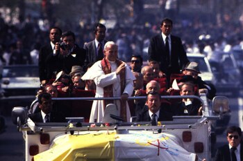 Papa Juan Pablo II México (Foto: Cuartoscuro)
