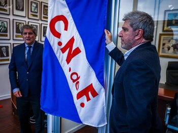 El presidente de Nacional, Alejandro Balbi (@Nacional)