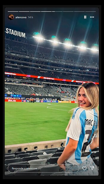 Ailén Cova también estuvo presente