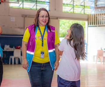 Niños y adolescentes participan en actividades de integración y reciben atención psicosocial por parte del Conapina. /(Consejo Nacional de la Primera Infancia, Niñez y Adolescencia)