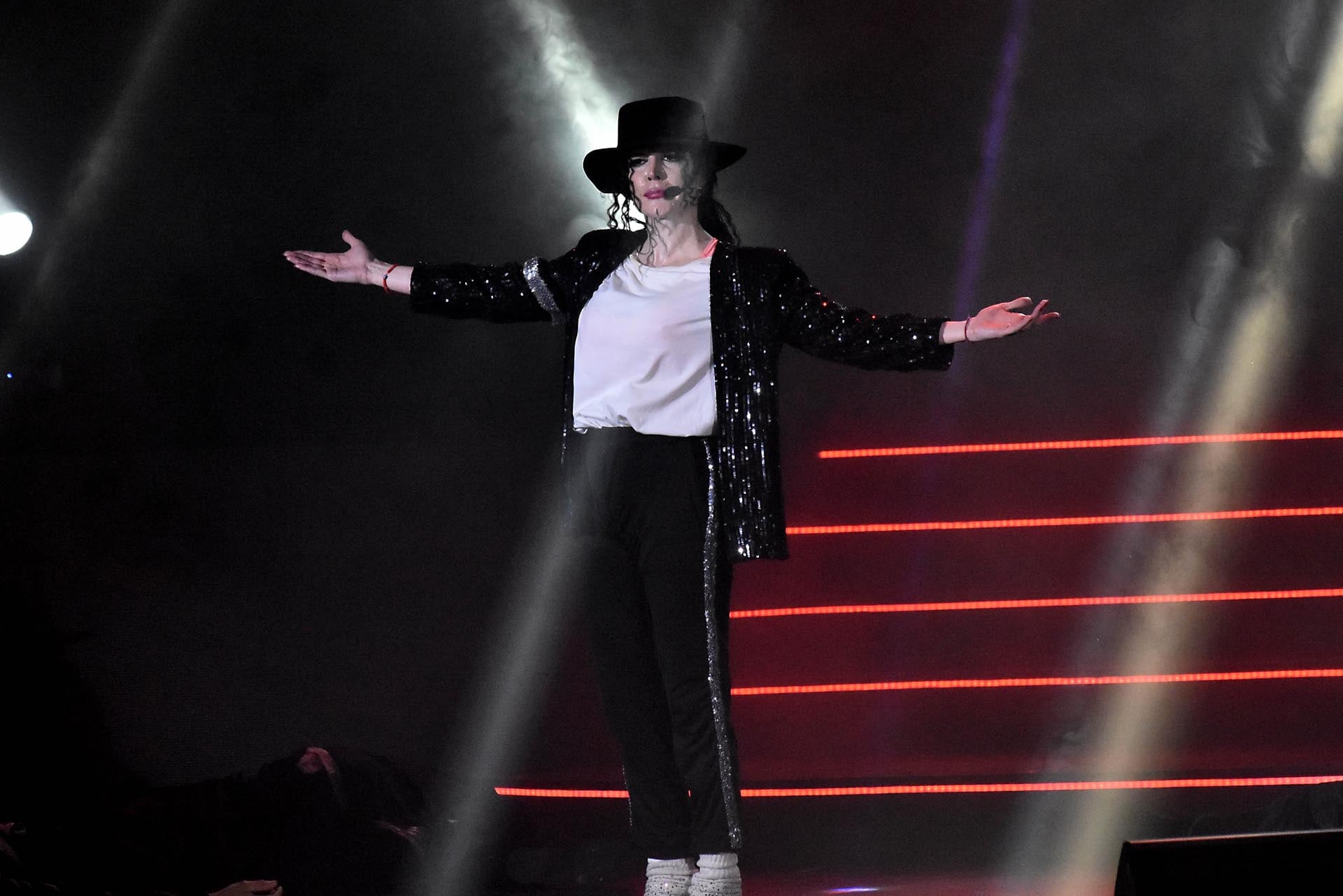 La exigencia física y artística del espectáculo de Fátima Florez le genera una pérdida de hasta dos kilos por noche debido a su entrega en escena (Credito: Jose Tetty)