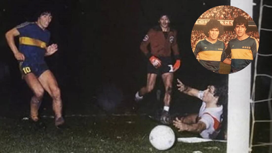 Diego Maradona y el histórico gol a River en la temporada 1981