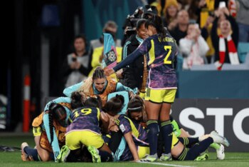 La selección Colombia femenina llegó