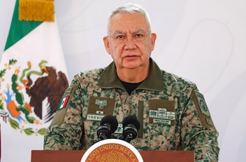 Trevilla Trejo estuvo este viernes en la conferencia de prensa matutina de la presidenta Sheinbaum. (Presidencia)