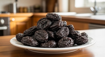 Un plato blanco repleto de