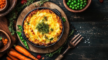 Lasaña de zanahoria y calabacín. (Adobe Stock)