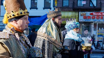 Los tres Reyes Magos aterrizan