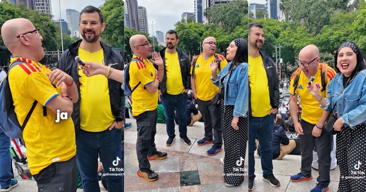Colombianos en México se viralizaron en TikTok durante el Mundial por una curiosa entrevista: “Nos acostumbramos a no decir chaqueta”