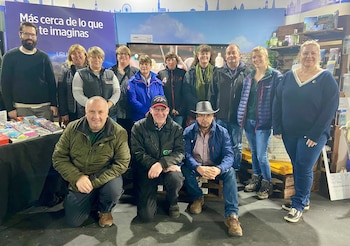 El stand del gobierno británico