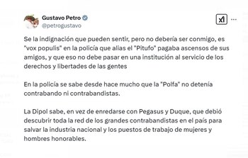 El presidente Petro se defendió