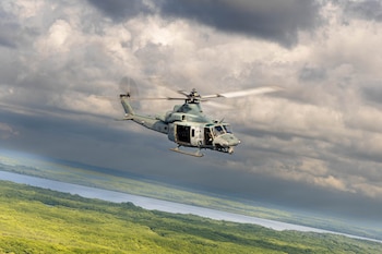Helicóptero de EE. UU. sobrevolando Tumaco, Nariño - crédito @Southcom/X