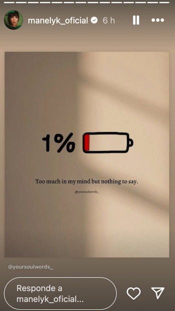 Manelyk reaccionó a un artículo