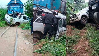 Chocó un tren en Jujuy: