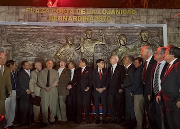 Algunos de los estudiantes que