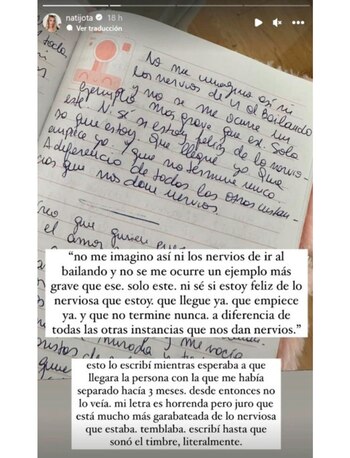 La carta de Nati Jota