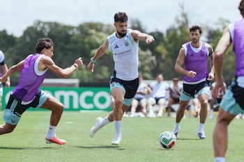 La intimidad del entrenamiento de Argentina tras vencer a Argelia