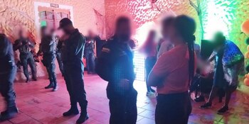 Fiesta clandestina- Medellín, Cortesía Policía