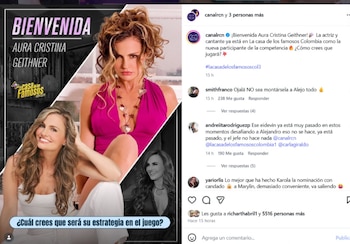 El ingreso de Aura Cristina Geithner a La casa de los famosos Colombia marcó un cambio en la dinámica del programa - crédito @lacasadelosfamososcolombia1 / Instagram