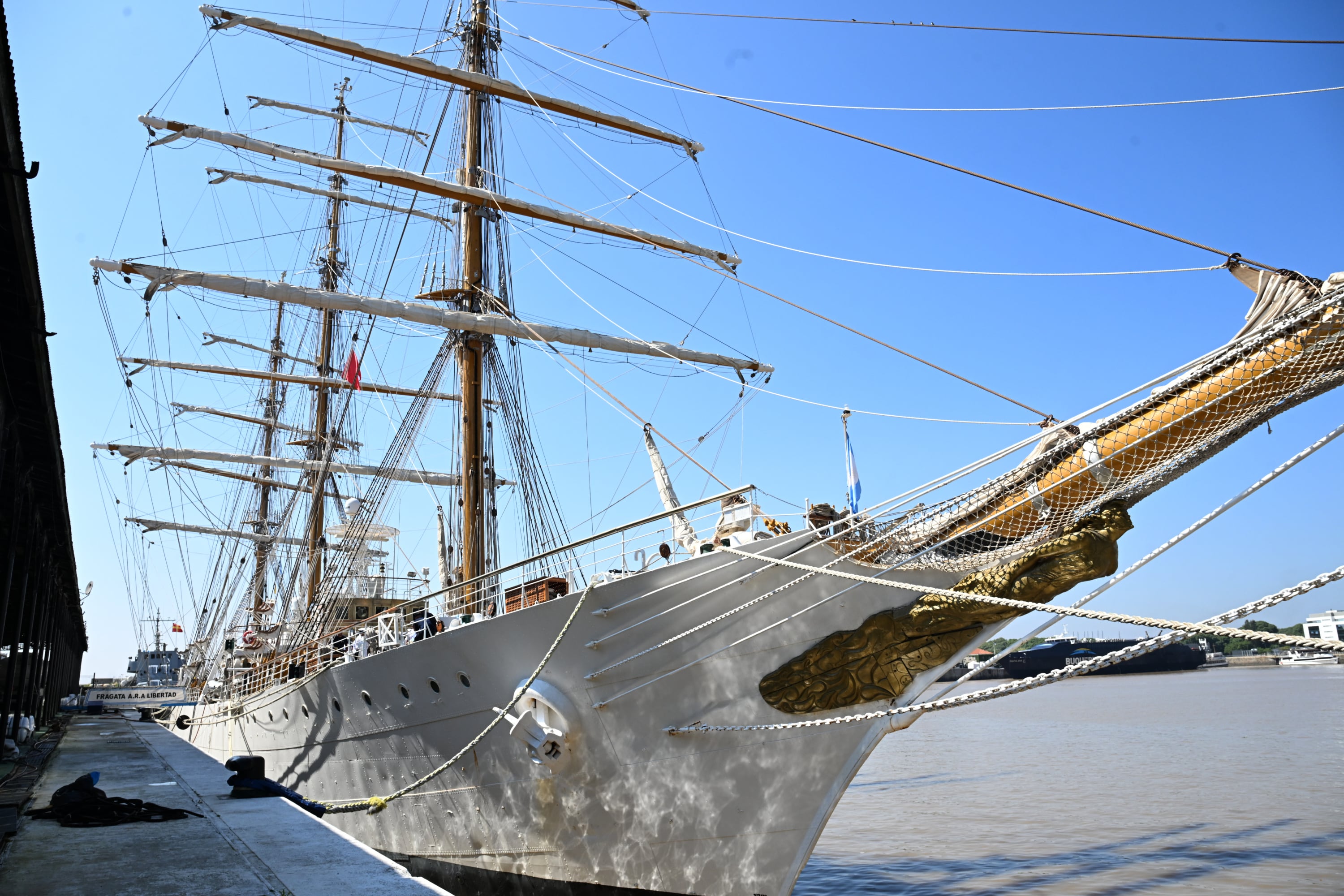 La Fragata visitará los Estados Unidos (Fotos: Maximiliano Luna)