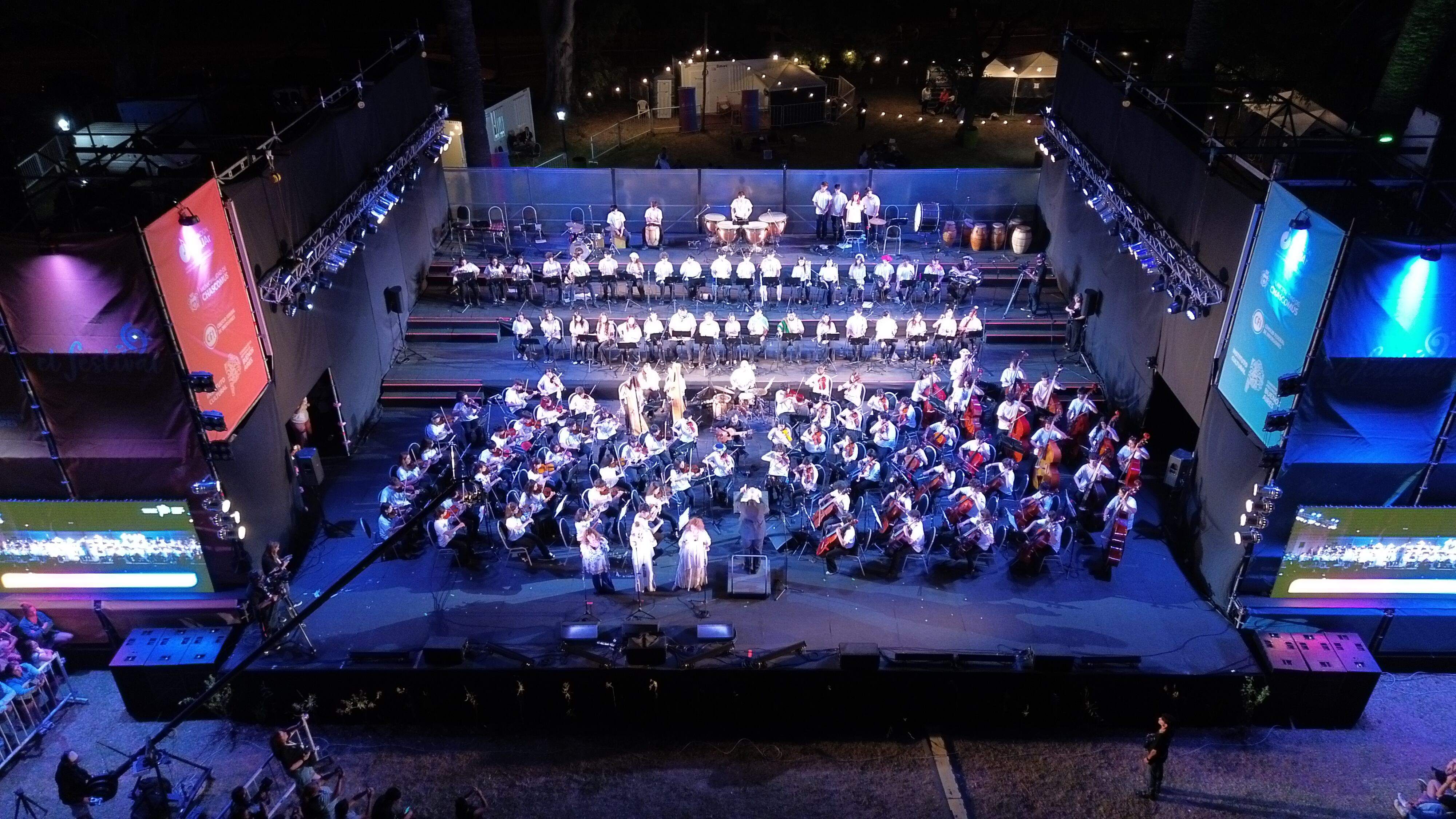 La Orquesta Juvenil Argentina durante el concierto de cierre del Festival SOIJAr 2026 en Chascomús