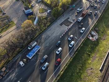 Embotellamiento en panamericana