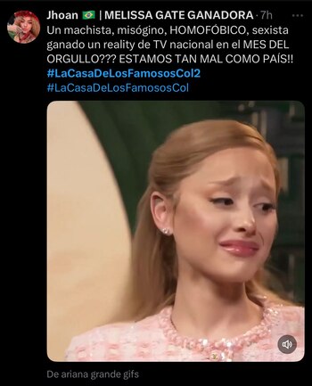 Tristeza y decepción provocó en